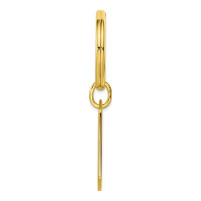 Gold-Plated Florentine Key Ring – view 2