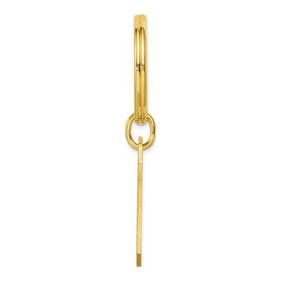 Engravable Gold-Plated Key Ring – view 2