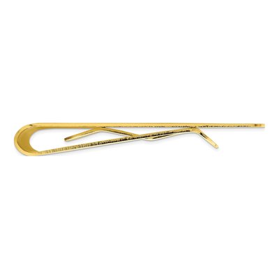 Gold-Plated Engravable Money Clip – view 2