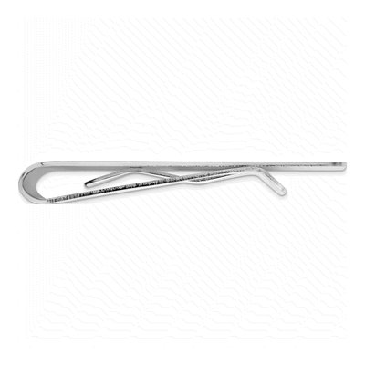 Men's Rhodium-Plated Engravable Money Clip – view 2