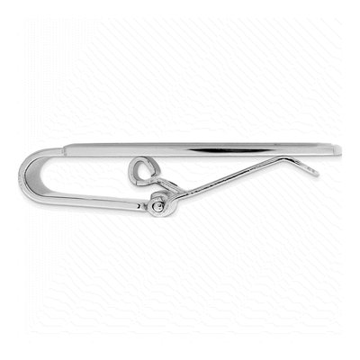 Fish in Net Rhodium Money Clip – view 2