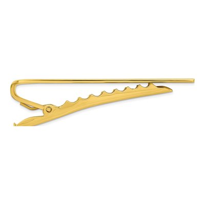 Gold-Plated Diamond Tie Bar – view 2