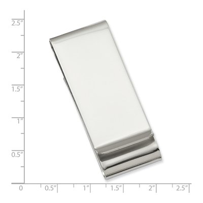 Men's Rhodium-Plated Money Clip – view 3