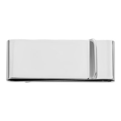 Men's Rhodium-Plated Money Clip