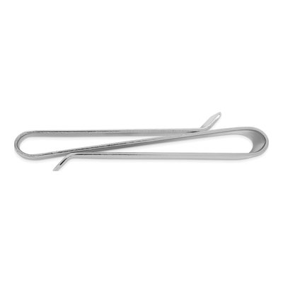 Men's Rhodium-Plated Satin Money Clip – view 2