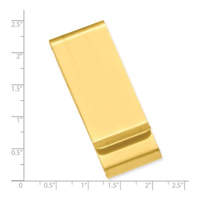 Gold-Plated Steel Money Clip – view 3