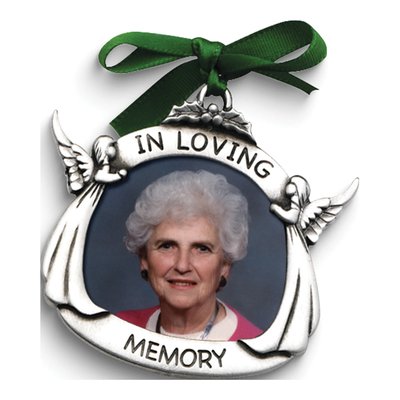 In Loving Memory Pewter Photo Frame Ornament