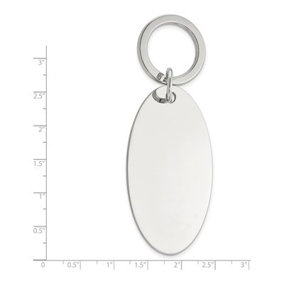 Engravable Oval Key Ring – view 3