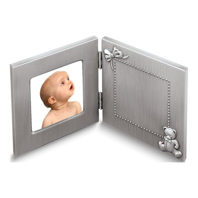 Pewter Finish Engravable 3x3 Photo Frame Gift