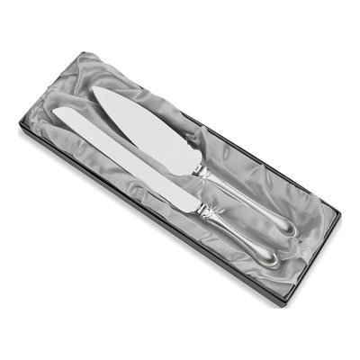 Silver-Tone Knife & Server Set – view 2