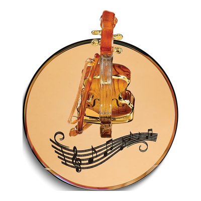 Violin Handcrafted Glass Figurine – view 3