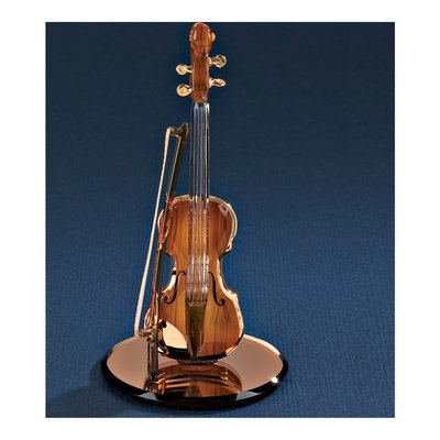 Violin Handcrafted Glass Figurine – view 4