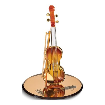 Violin Handcrafted Glass Figurine