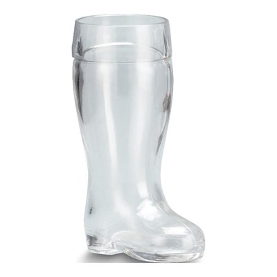 17 oz. Boot Glass - Engravable Clear Glass Gift