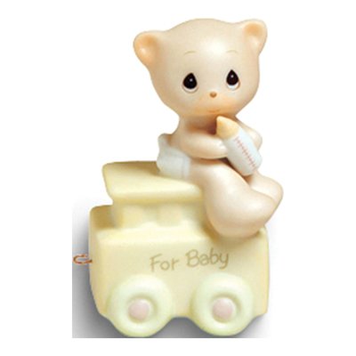 Precious Moments Baby Birthday Teddy Bear Figurine