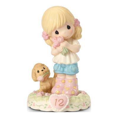 Precious Moments Age Twelve Porcelain Figurine