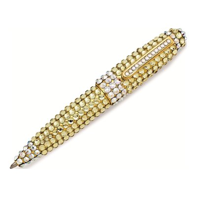 Light Yellow Crystal Ball-point Pen