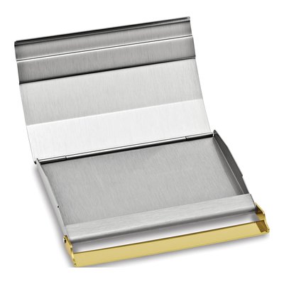 Two-Tone Satin & Polished Business Card Case – view 2