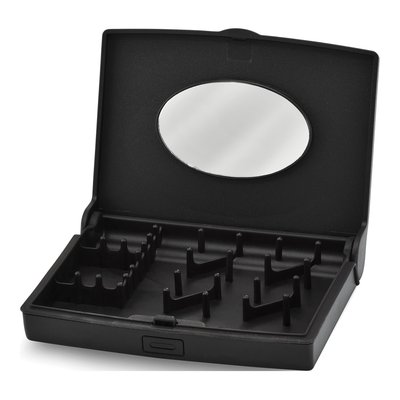 Black Tangle-Free Mini Jewelry Case for Necklaces – view 2