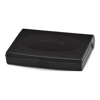 Black Tangle-Free Mini Jewelry Case for Necklaces