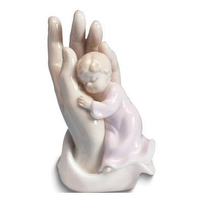 Valencia Collection Pink Baby Porcelain Keepsake Figurine