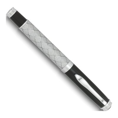 Charles Hubert Black & Silver-Tone Fountain Pen