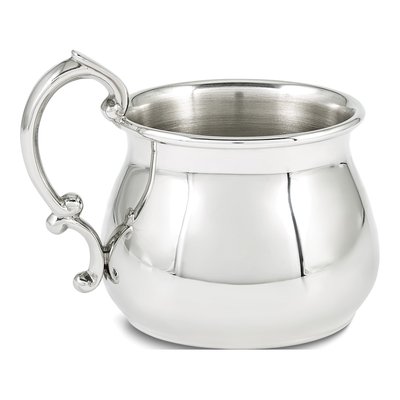 Empire Polished Pewter Pot Belly 4.5 Oz. Baby Cup