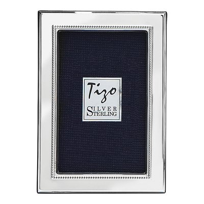 Sterling Silver Beaded 2x3 Photo Frame