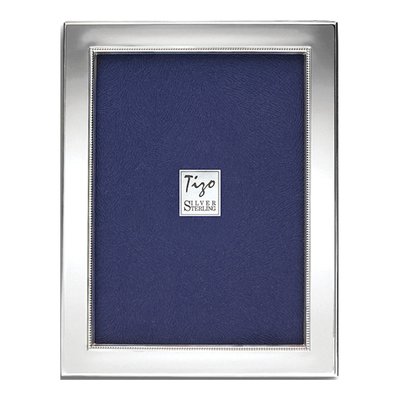 Sterling Silver Beaded Photo Frame