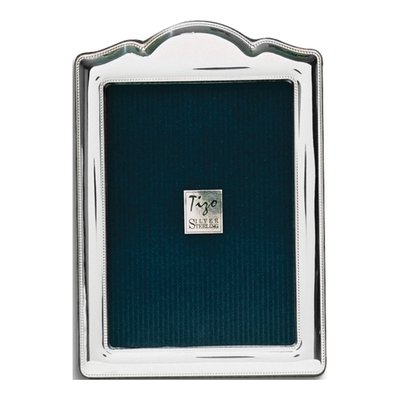 Sterling Silver 5x7 Photo Frame with Wood Back