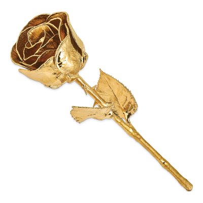 24K Gold Dipped Real Rose – view 2