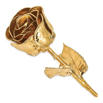 24K Gold Dipped Real Rose