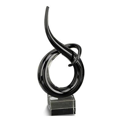 Black Spiral Crystal Award