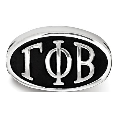 Gamma Phi Beta Gold-Plated Sterling Silver Enameled Bead – view 2