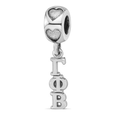 Gamma Phi Beta Gold-Plated Sterling Silver Letter Bead