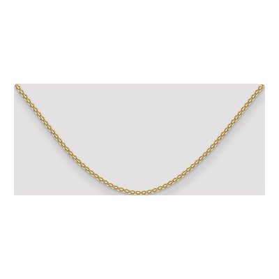 14K Yellow Gold 2.2mm Flat Bismark Chain – view 5