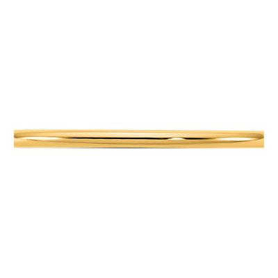 14K Yellow Gold 1mm Half Round Wedding Band – view 3