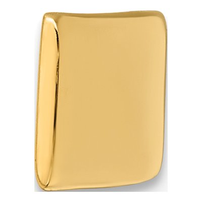 14K Yellow Gold ID Plate Pendant – view 3