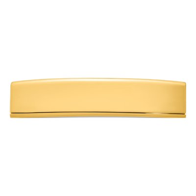 14K Yellow Gold ID Plate Pendant