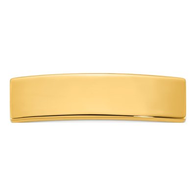 14K Yellow Gold ID Plate Pendant