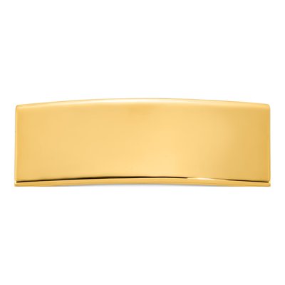 14K Yellow Gold ID Plate Pendant