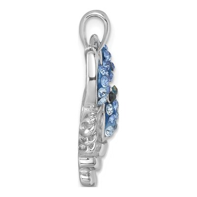 Sterling Silver Crystal Pendant – view 3
