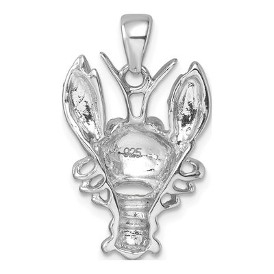 Sterling Silver Crystal Pendant – view 4