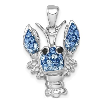 Sterling Silver Crystal Pendant