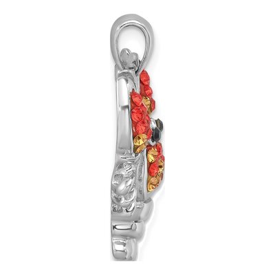 Sterling Silver Crystal Pendant – view 3