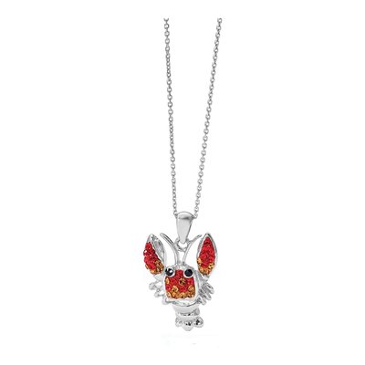 Sterling Silver Crystal Pendant – view 7