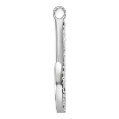 Sterling Silver Crystal Hook Pendant – view 3