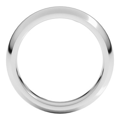 Continuum Sterling Silver 5mm Comfort-Fit Half-Round Wedding Band – view 2