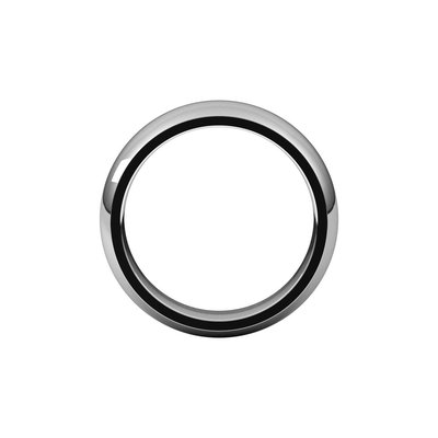Continuum Sterling Silver 6mm Comfort-Fit Half-Round Wedding Band – view 3