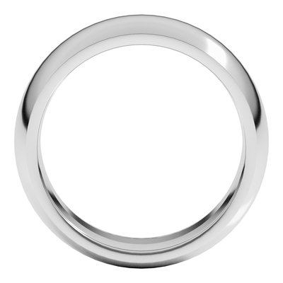 Continuum Sterling Silver 8mm Comfort-Fit Half-Round Wedding Band – view 2